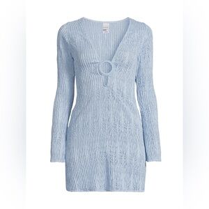 Peixoto Sky Blue Knit Swim Cover-Up